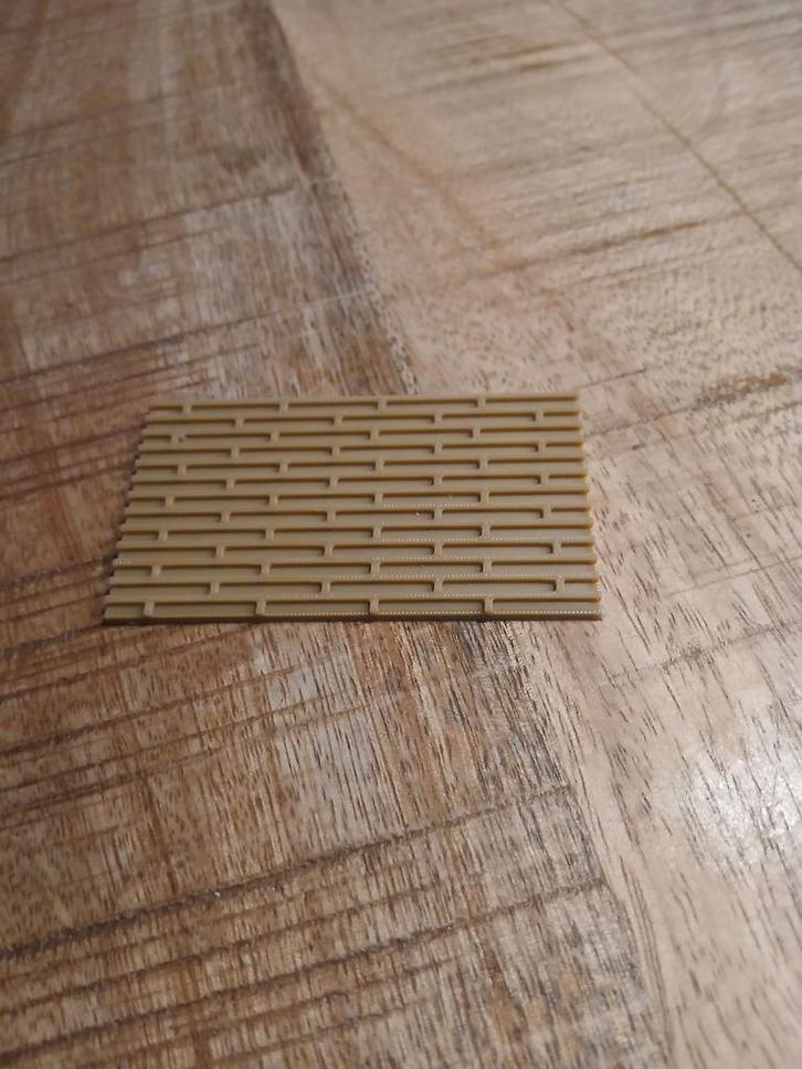 Structuurstempel planken h0, Hobby en Vrije tijd, Modeltreinen | H0, Verzenden