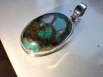 Erg leuke zilveren hanger met Turquoise., Verzenden, Zo goed als nieuw, Met edelsteen, Zilver