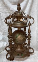 Modernisme bronzen Pendule, Antiek en Kunst, Antiek | Klokken, Ophalen of Verzenden