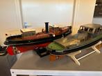 2 rc boten motoren stoommachine stoomketel, Ophalen of Verzenden, Zo goed als nieuw, Groter dan 1:32