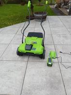 Greenworks 40v  accu verticuteermachine / gazonbeluchter, Tuin en Terras, Ophalen of Verzenden, Nieuw, Accu