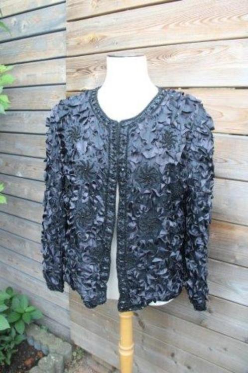 Jasje zwart Vintage mt L/XL Vaste prijs AANBIEDING, Kleding | Dames, Jasjes, Kostuums en Pakken, Zo goed als nieuw, Jasje, Maat 42/44 (L)