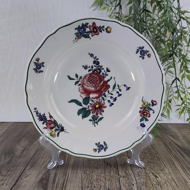 Villeroy & Boch Alt Strassburg Diep Bord Roos, Antiek en Kunst, Antiek | Servies los, Ophalen of Verzenden