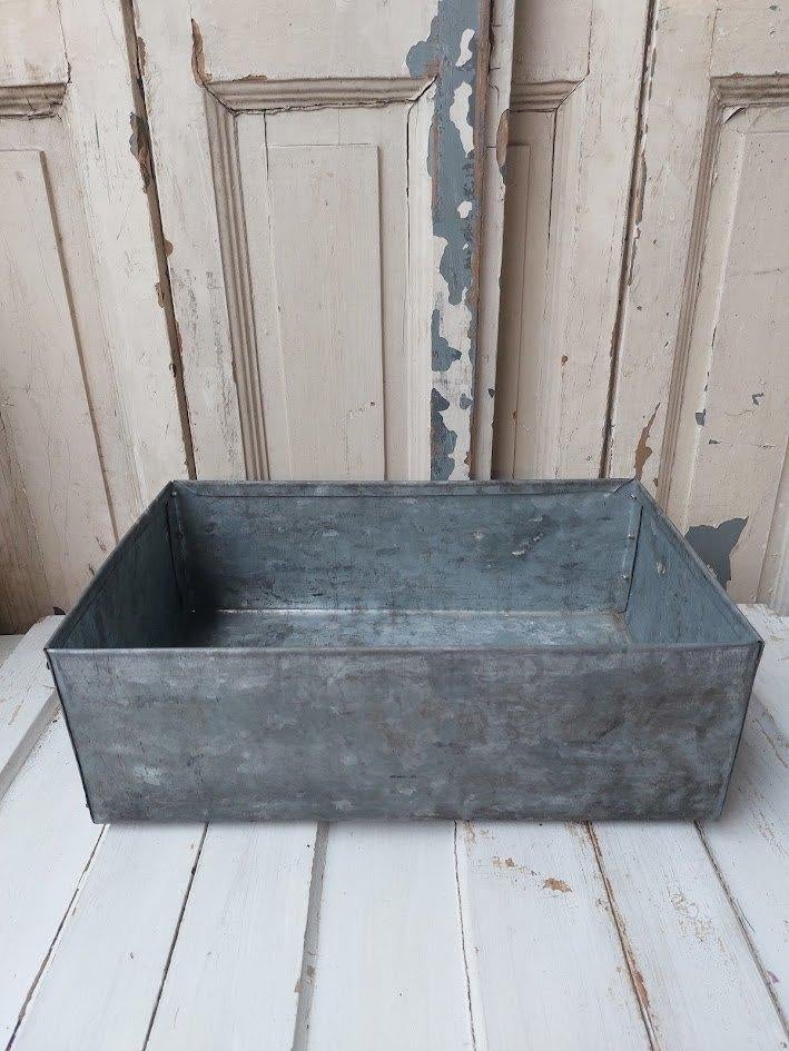 Zinken bak brocante, Ophalen of Verzenden