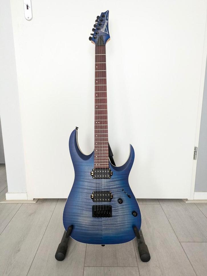 Ibanez RGA42FM-BLF - elektrische gitaar, Muziek en Instrumenten, Snaarinstrumenten | Gitaren | Elektrisch, Zo goed als nieuw, Solid body
