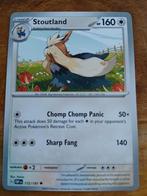 Stoutland 172/197 - Pokémon kaart, Ophalen of Verzenden, Zo goed als nieuw, Losse kaart