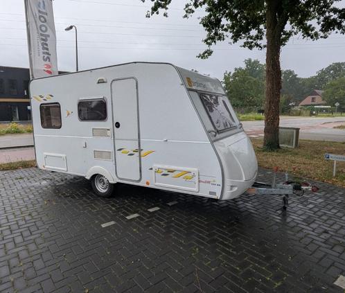 Sterckeman Starlet 430 DD 2004 (lichtgewicht) incl stalling, Caravans en Kamperen, Caravans, Particulier, tot en met 4, 500 - 750 kg