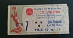 Oud voetbal entree ticket jaarbeursteden Europacup 1966, Ophalen of Verzenden, Gebruikt, Ajax, Overige typen
