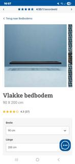 Vlakke bedbodem, Huis en Inrichting, Ophalen, 90 cm, Eenpersoons, Zo goed als nieuw