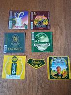 7 x bier etiket de Halve maan Hulst, ongebruikt, Verzamelen, Ophalen of Verzenden, Nieuw, Overige typen, Overige merken