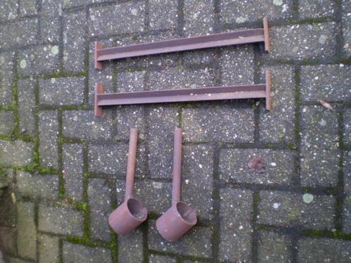 Oude vijlen, zagen, handboor en tingietersregalen en gietkan, Antiek en Kunst, Antiek | Gereedschap en Instrumenten, Ophalen of Verzenden