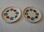 boerenbont gebaksbordjes, Ophalen of Verzenden, Zo goed als nieuw, Bord(en), Aardewerk