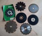 Zaagblad Zaagbladen collectie diverse 7 stuks, Doe-het-zelf en Verbouw, Ophalen, Zo goed als nieuw, Minder dan 700 watt, Haakse handslijpmachine