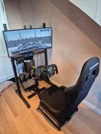 Sim racing set COMPLEET incl. monitor | Volledige set-up, Ophalen, Zo goed als nieuw