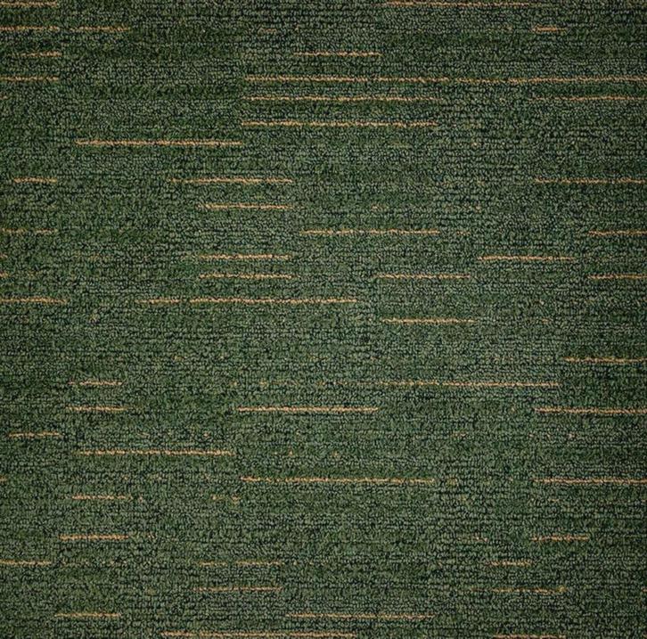 Groene tapijttegels nieuw in doos van Interface, Huis en Inrichting, Stoffering | Vloerbedekking, Nieuw, Tapijttegels, Groen, 75 m² of meer