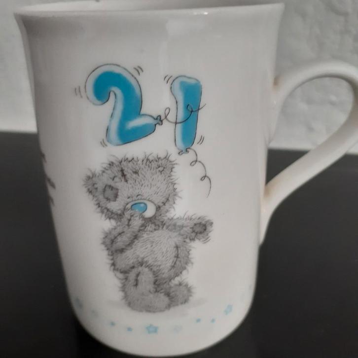 Me to You mok, Huis en Inrichting, Keuken | Servies, Zo goed als nieuw, Kop(pen) en/of Schotel(s), Overige stijlen, Aardewerk
