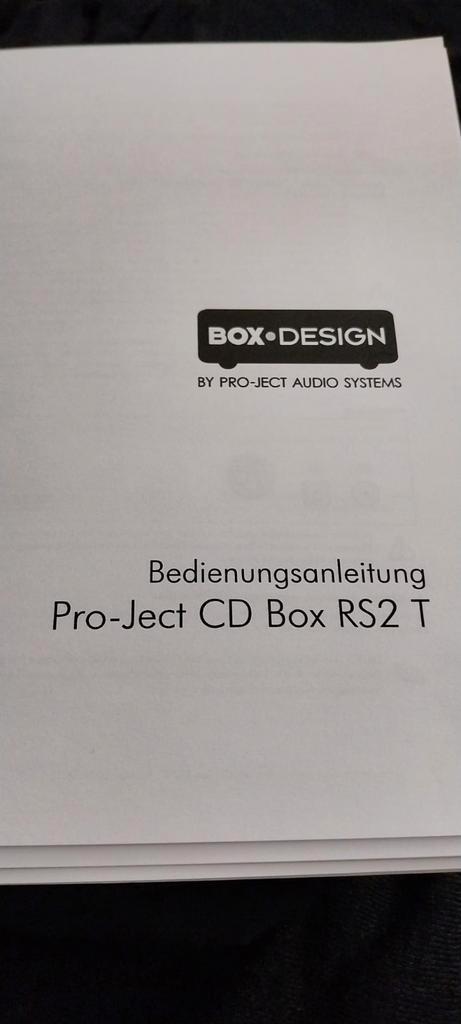 Nooit gebruikt, nieuw in doos high end Project cd box rs2 t, Audio, Tv en Foto, Cd-spelers, Nieuw, Overige merken, Ophalen of Verzenden