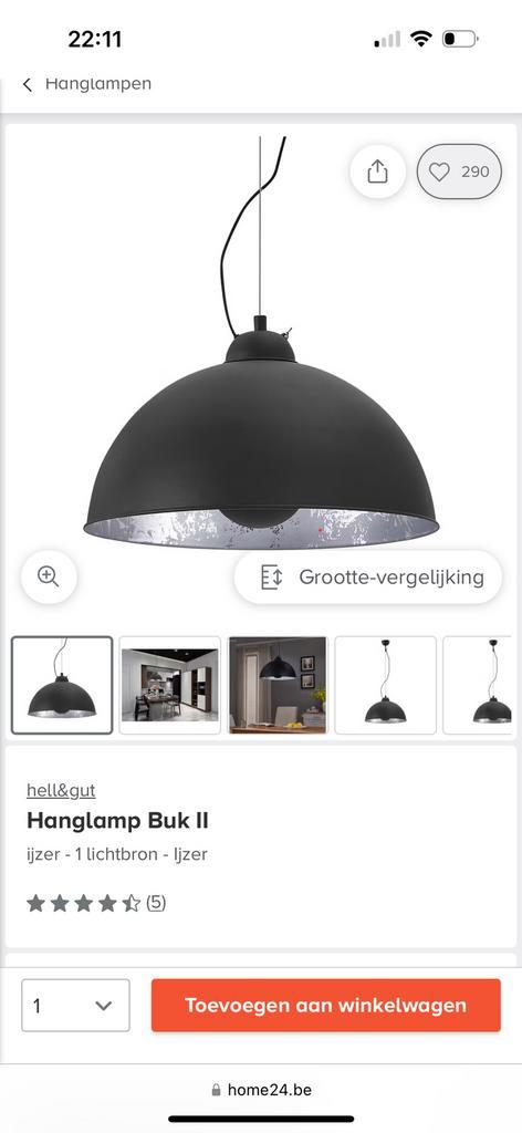3 stuks Industriele Design hanglampen, Huis en Inrichting, Lampen | Hanglampen, Zo goed als nieuw, Minder dan 50 cm, Ophalen