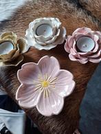 Nieuwe stenen kandelaars en schaaltje, Ophalen of Verzenden, Nieuw, Overige materialen, Minder dan 25 cm