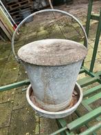 Antieke automatische Kippen Drinkemmer - 35cm, Ophalen of Verzenden, Gebruikt