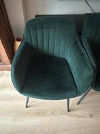 Como Eetkamerstoelen - Groen, Huis en Inrichting, Stoelen, Gebruikt, Overige kleuren, Drie, Ophalen of Verzenden