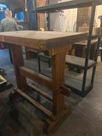 Hoge houten tafel, Ophalen, Gebruikt