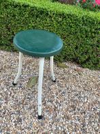 Vintage Brabantia kruk met originele groene bekleding., Antiek en Kunst, Curiosa en Brocante, Ophalen of Verzenden