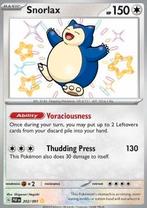 SNORLAX 202/091 - PALDEAN FATES, Hobby en Vrije tijd, Verzamelkaartspellen | Pokémon, Ophalen of Verzenden, Nieuw, Losse kaart