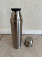 thermosfles fles waterfles dubbelwandig RVS 450 ml + beker, Ophalen of Verzenden, Zo goed als nieuw