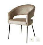 Gezocht: beige eetkamerstoelen, Huis en Inrichting, Stoelen, Ophalen, Zo goed als nieuw, Overige kleuren, Eén