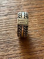 Zilveren buddha to buddha ring maat 16, Ophalen of Verzenden, Kleiner dan 17, Zilver, Dame of Heer