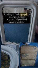 Brocante Spiegel in Zeer Goede Staat, Ophalen, Zo goed als nieuw, Minder dan 100 cm, Rechthoekig