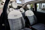 Fiat 500 C 1.2 Lounge | Cabrio | Donkerblauw metallic | Appl, Voorwielaandrijving, Gebruikt, 4 cilinders, Cabriolet