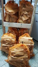 Aanmaakhoutjes in netzak., Tuin en Terras, Minder dan 3 m³, Ophalen, Overige houtsoorten, Blokken