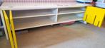IKEA- Tv-meubel, GEEL en WIT, 150x48x42 cm, Ophalen, Gebruikt, 100 tot 150 cm, Minder dan 100 cm