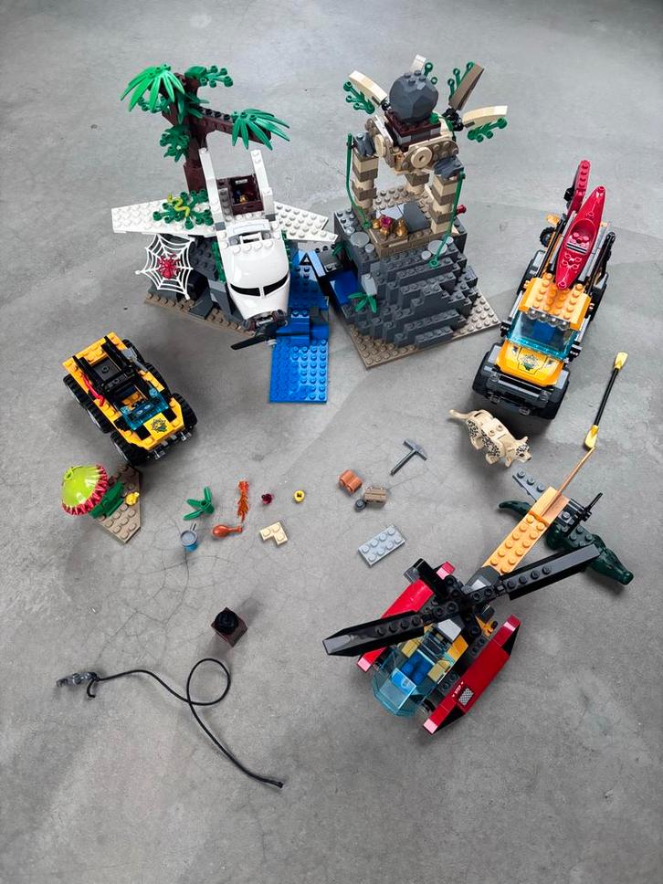 LEGO 60161 City jungle onderzoekslocatie | met boekjes, Kinderen en Baby's, Speelgoed | Duplo en Lego, Gebruikt, Lego, Complete set