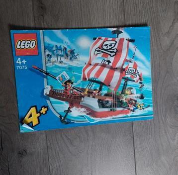 handleiding van set 7075 (Captain Redbeard's Pirate Ship) beschikbaar voor biedingen
