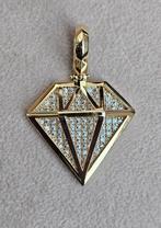 Prachtige 14k gouden diamant form hanger, Sieraden, Tassen en Uiterlijk, Overige voorstellingen, Nieuw, Ophalen of Verzenden, Goud