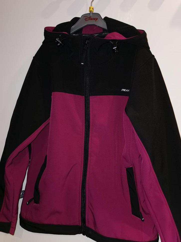 Mountain peak meisjes outdoor softshell jas, maat 152, Kinderen en Baby's, Kinderkleding | Maat 152, Gebruikt, Meisje, Jas, Ophalen of Verzenden