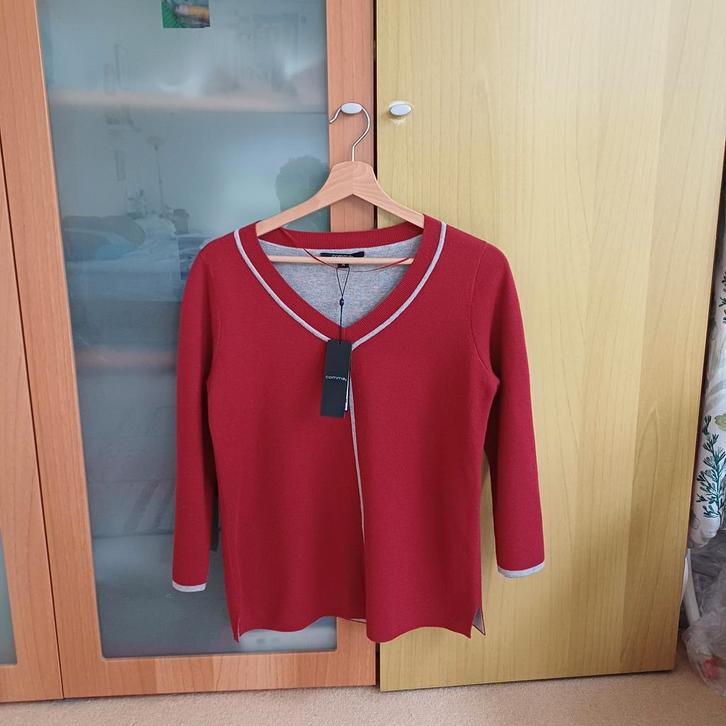 Comma maat 34  maat XS  - NIEUW -  trui 2 zijden draagbaar, Kleding | Dames, Truien en Vesten, Nieuw, Maat 34 (XS) of kleiner