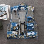 Blauwe camouflage bodywarmer heren vest leger outdoor vissen, Kleding | Heren, Verzenden, Nieuw, Blauw