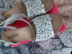 Te Koop: SOFTCLOCS Sandalen,  mt 42. Zilvergrijs (J-82), Zo goed als nieuw, Softclocs, Grijs, Sandalen of Muiltjes