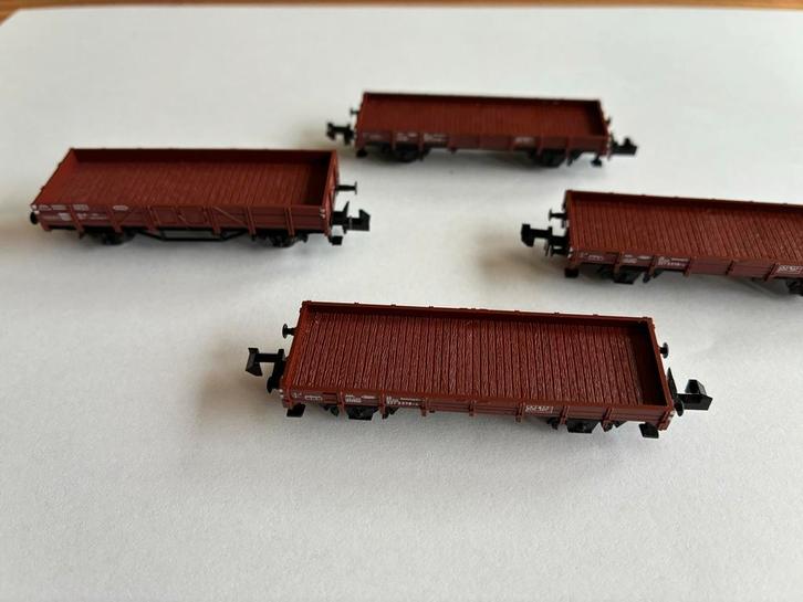 Fleischmann N Lage Goederenwagens 8200 - Perfecte Staat, Hobby en Vrije tijd, Modeltreinen | H0, Zo goed als nieuw, Wagon, Gelijkstroom of Wisselstroom