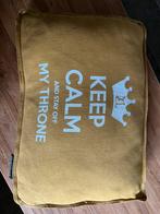 Boxbed honden kussen 75x50x18cm geel, NIEUW!, Ophalen of Verzenden, Nieuw, Katoen