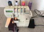 lewenstein falcon lock, Hobby en Vrije tijd, Naaimachines en Toebehoren, Ophalen of Verzenden, Zo goed als nieuw, Lockmachine