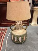 Herdo Large West German Vloerlamp Fatlava met Stoffen Kap, EU, 50 tot 75 cm, EU, Ophalen of Verzenden