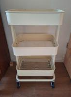 Roltafel beige-geel IKEA, Huis en Inrichting, Ophalen, Gebruikt