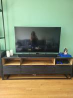 TV meubel mango hout/ zwart, Ophalen, 150 tot 200 cm, Zo goed als nieuw, Minder dan 100 cm