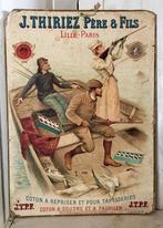 Brocante oude reclame plaat J Thieriz Fils, Ophalen of Verzenden