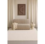 Nieuw! Off-White Hoogpolig Vloerkleed 160x230cm, Wit, 150 tot 200 cm, Ophalen of Verzenden, Rechthoekig